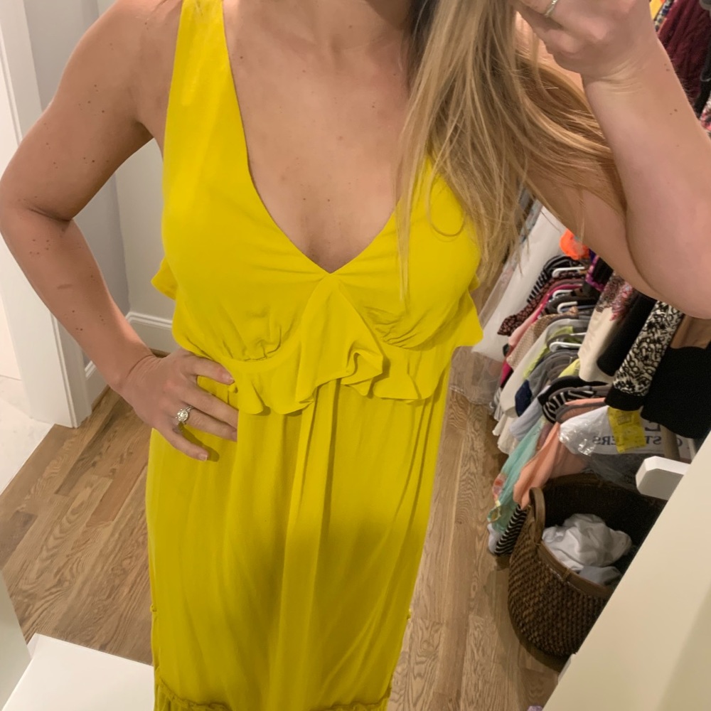 Who Wear What yellow maxi dress. NMT - Picture 6 of 6